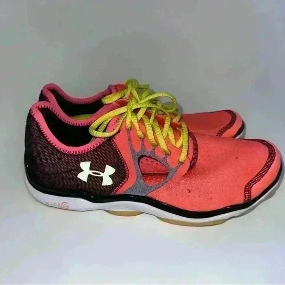 UNDER ARMOUR MICRO 4D FOAM MPZ SNEAKERS ORANGE SIZE 9.5 For Woman! - Picture 6 of 9